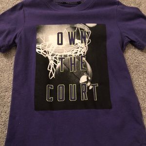 Boys t shirt. Basket ball theme!